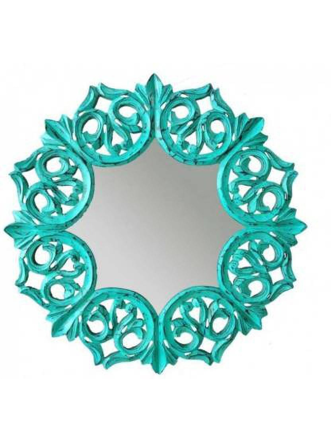 

VAS collection home Wood Round Wall Mirrors, Green