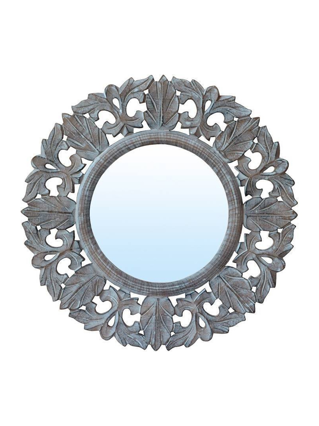 

VAS collection home Wood Round Wall Mirrors, Grey