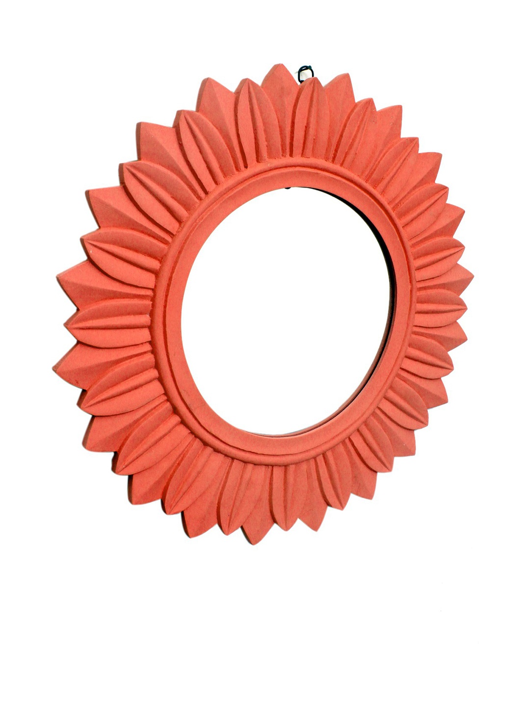 

VAS collection home Self Design MDF Frame Wall Mirror, Orange