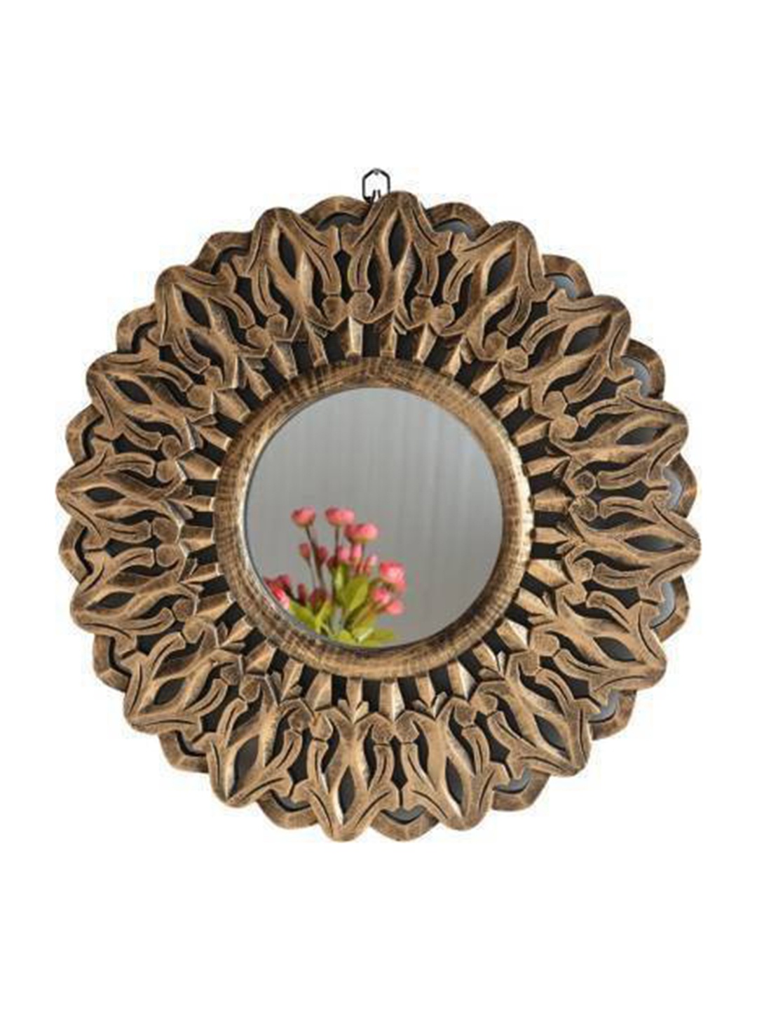 

VAS collection home Textured Round Wall Mirror, Bronze