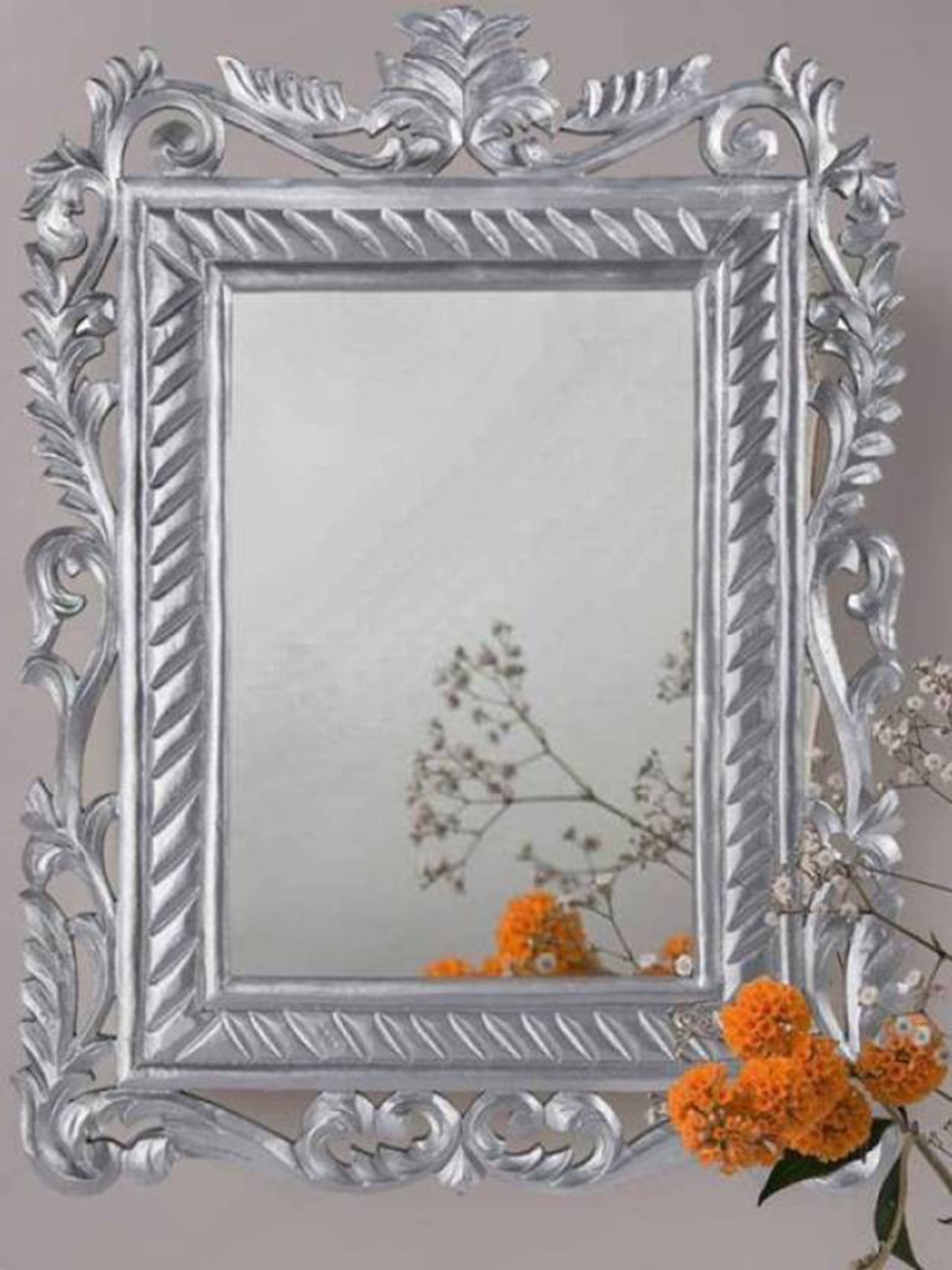 

VAS collection home Grey Wooden Wall Mirror Frame