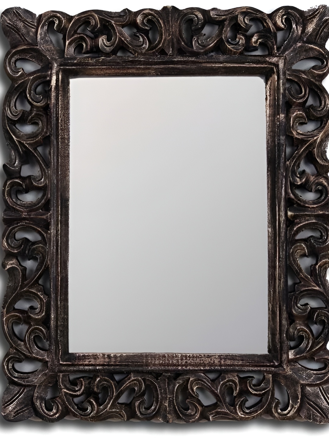 

VAS collection home Textured Black Rectangular Mirror