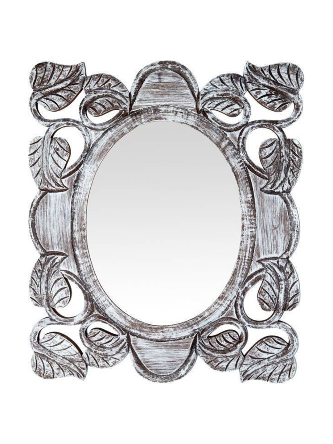 

VAS collection home Self Design MDF Frame Mirror, Grey
