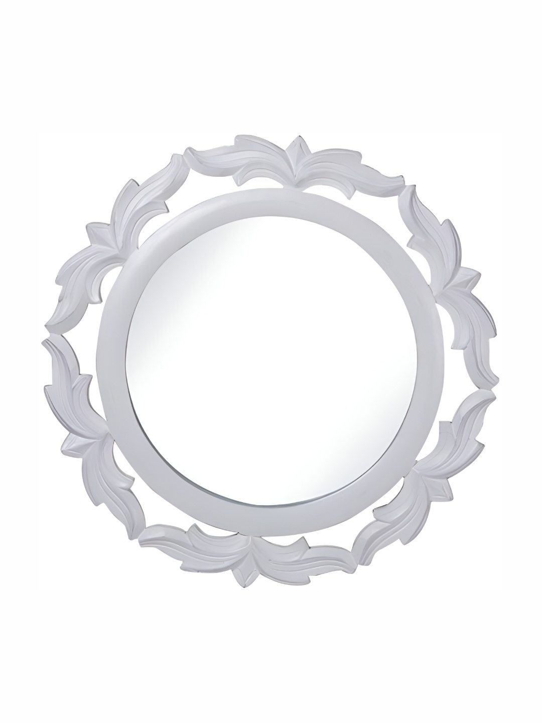 

VAS collection home White Textured Round Mirror