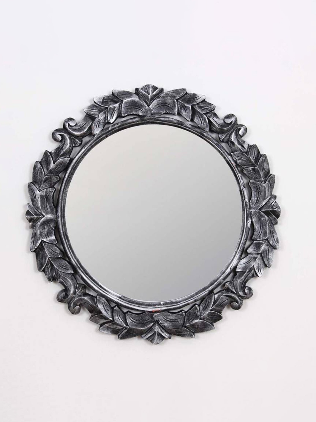 

VAS collection home Black Wooden Wall Mirror
