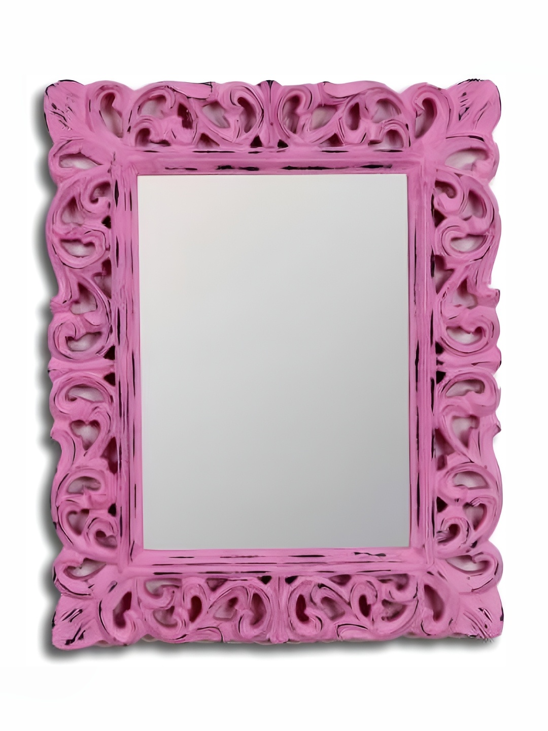 

VAS collection home Pink Textured Rectangular Mirror