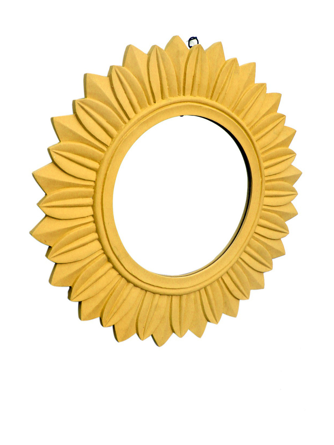 

VAS collection home Yellow Textured Round Mirror