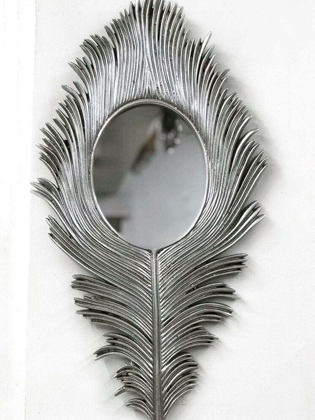 

VAS collection home Ethnic Motifs Grey Textured Wooden Wall Mirrors