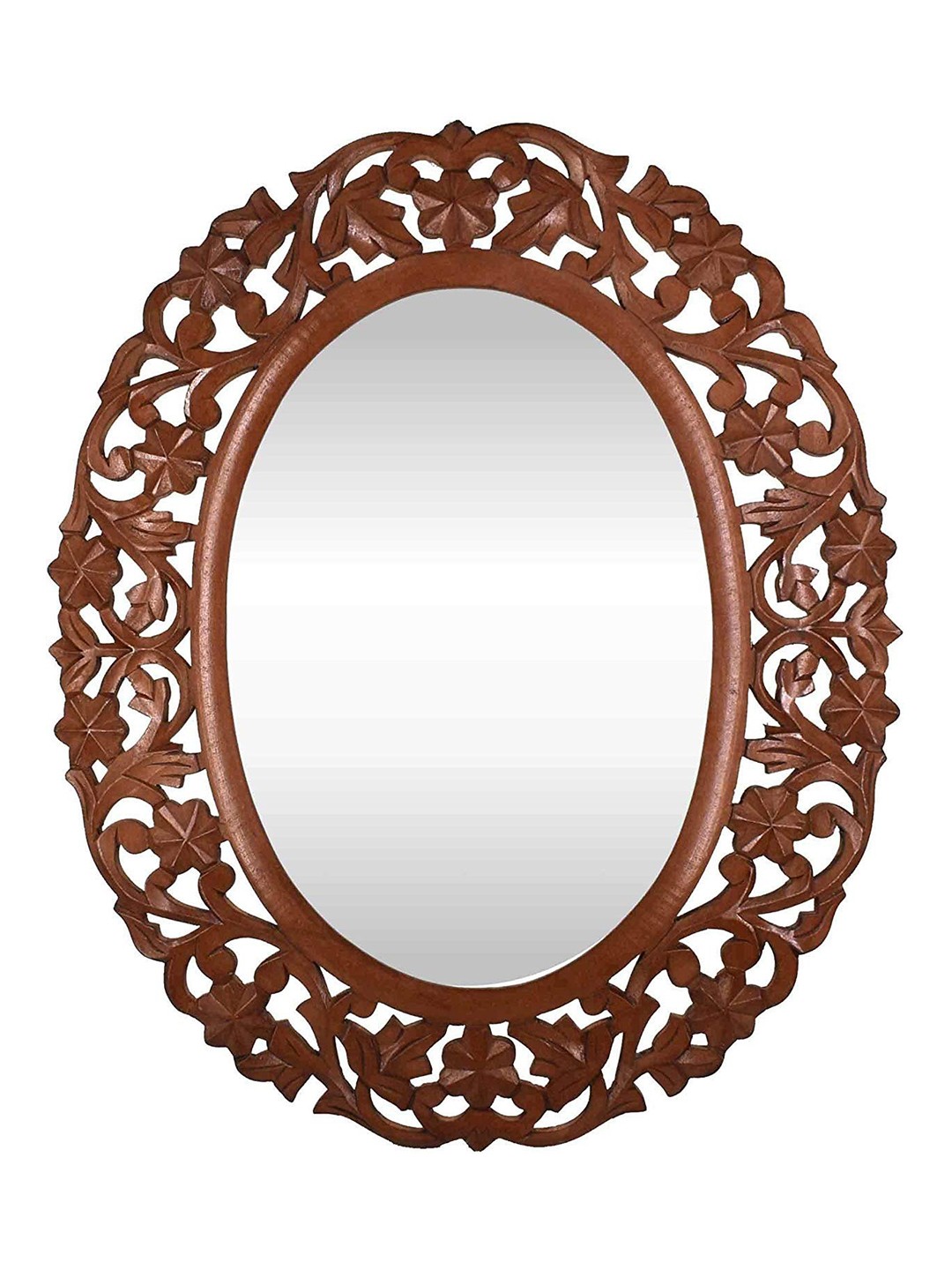 

VAS collection home Colored Textured Round Mirror, Brown