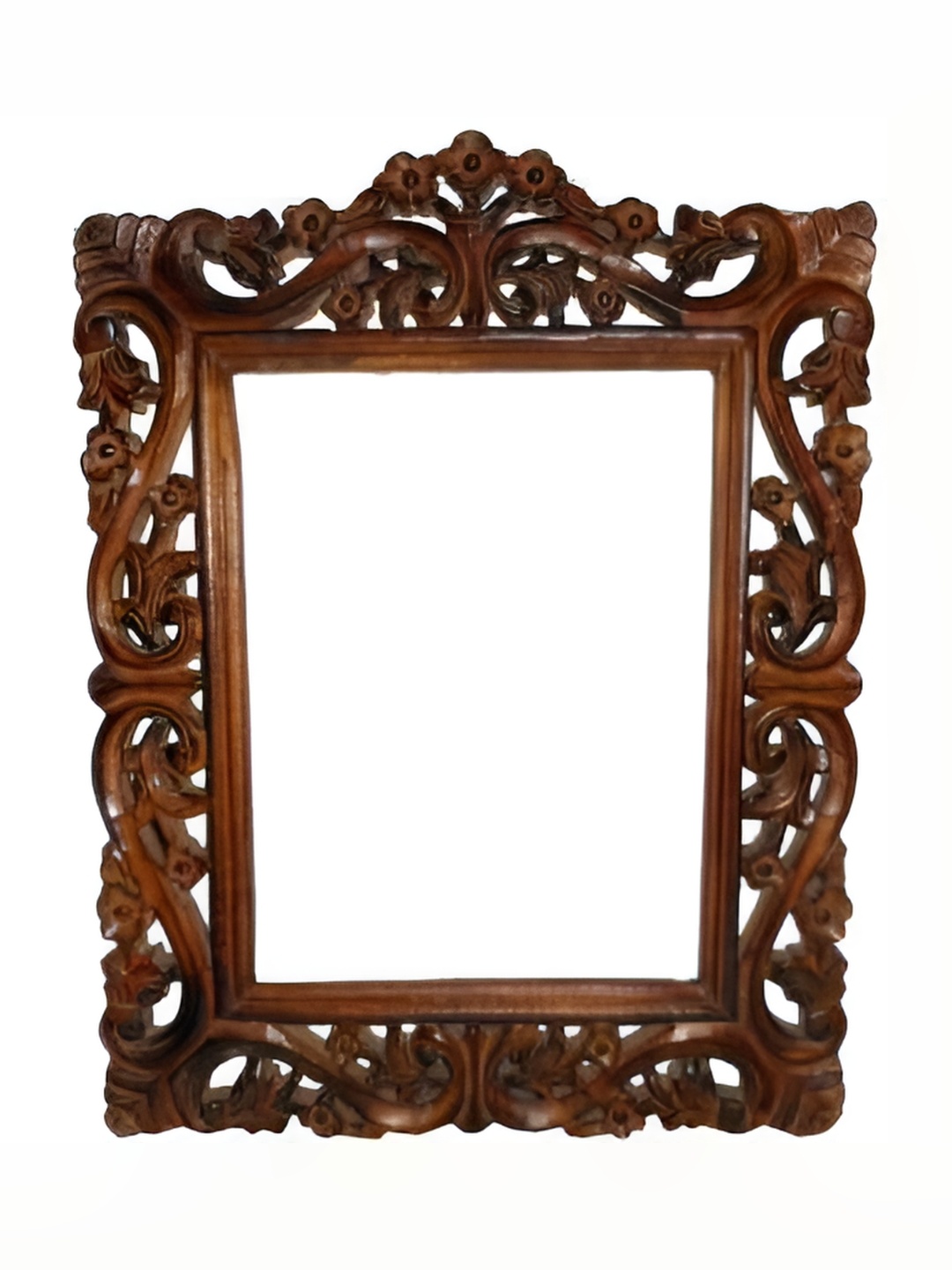 

VAS collection home Wooden Frame Rectangular Wall Mirrors, Brown