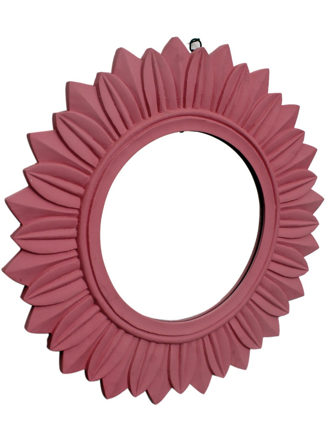 

VAS collection home Maroon Self Design MDF Wall Mirror