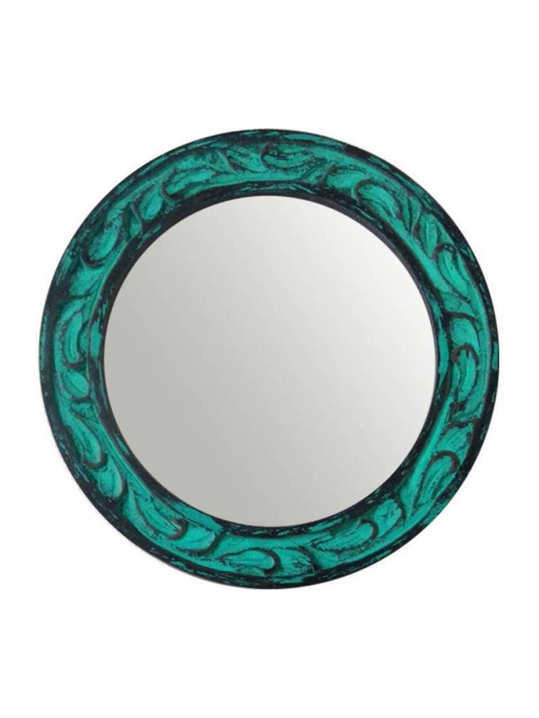 

VAS collection home Green Round Shape Wall Decor Mirror