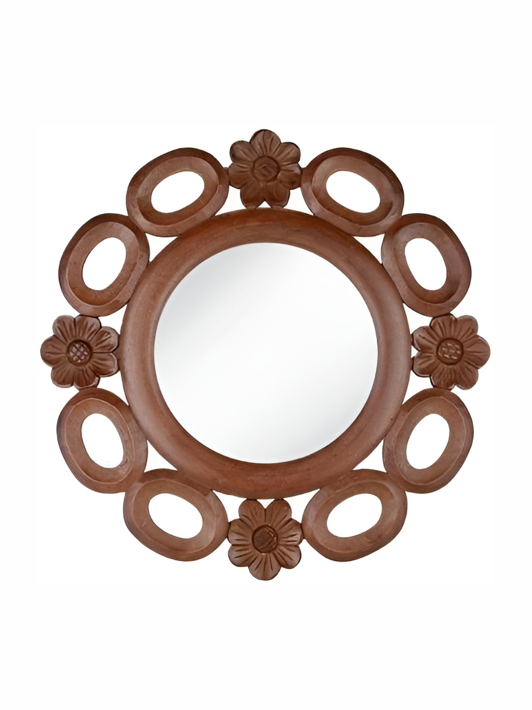 

VAS collection home Wood Round Wall Mirrors, Brown