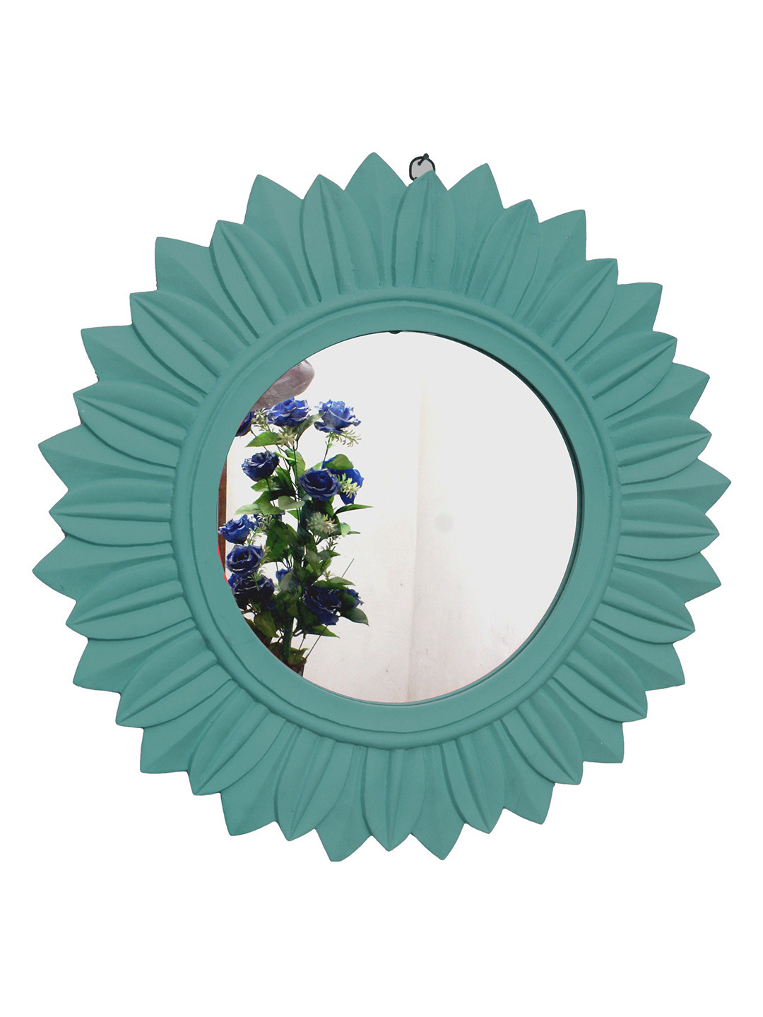 

VAS collection home Round Shape Wall Decor Mirror, Green