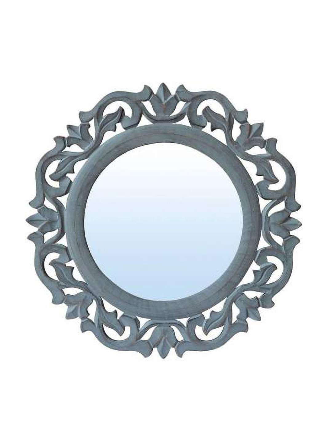 

VAS collection home Textured Round Mirror, Grey