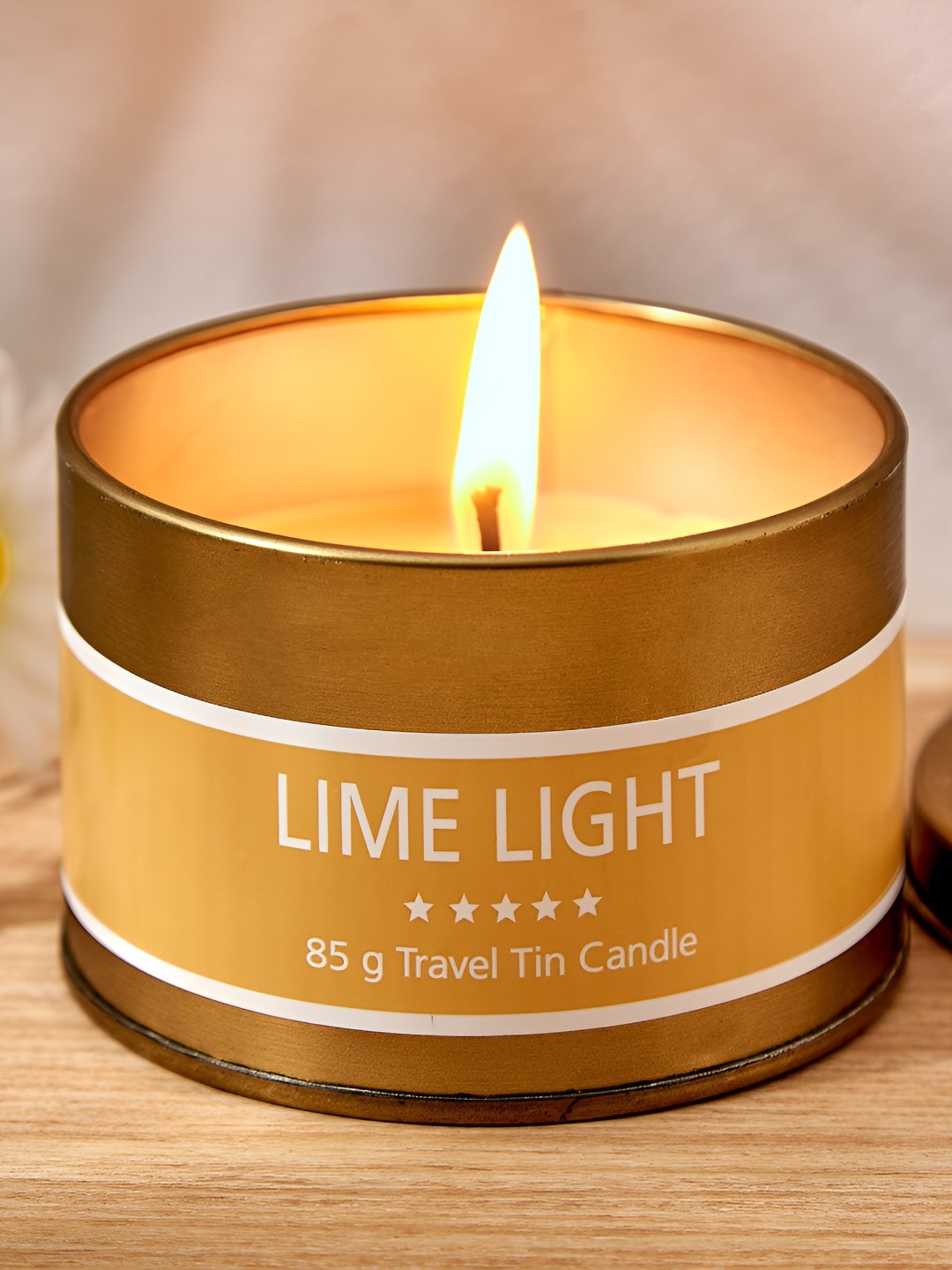 

Home Centre Yellow & White 1 pieces Jar Candle