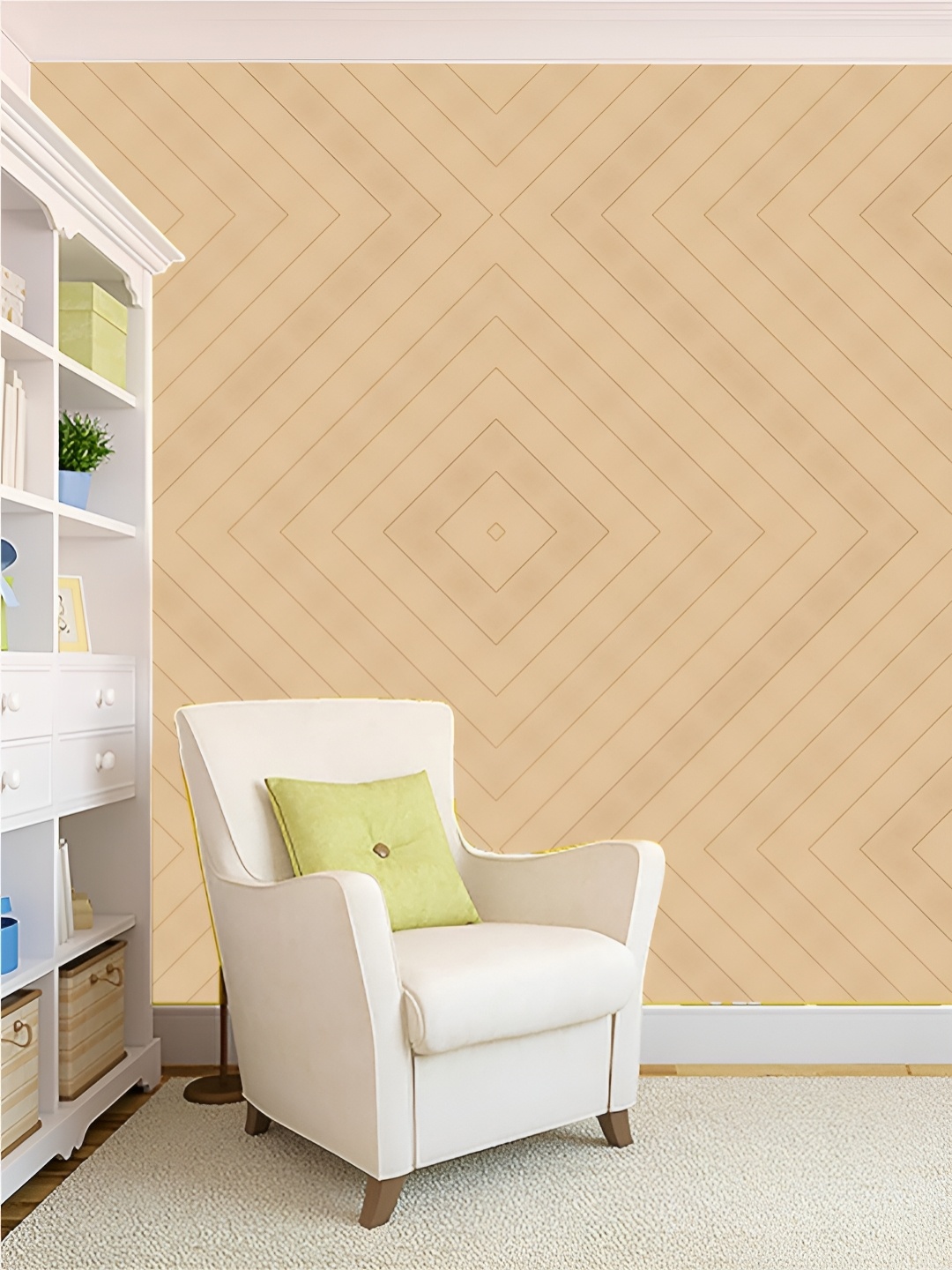 

Aura Beige Printed Self-Adhesive Wall Sicker