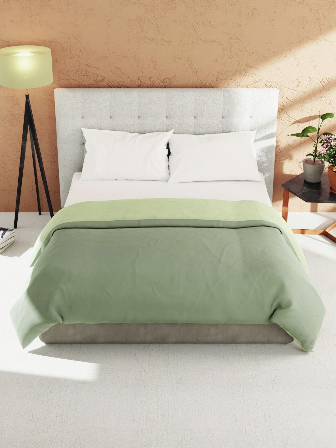 

KOPA Microfiber AC Room 150 GSM Double Bed Comforter, Olive