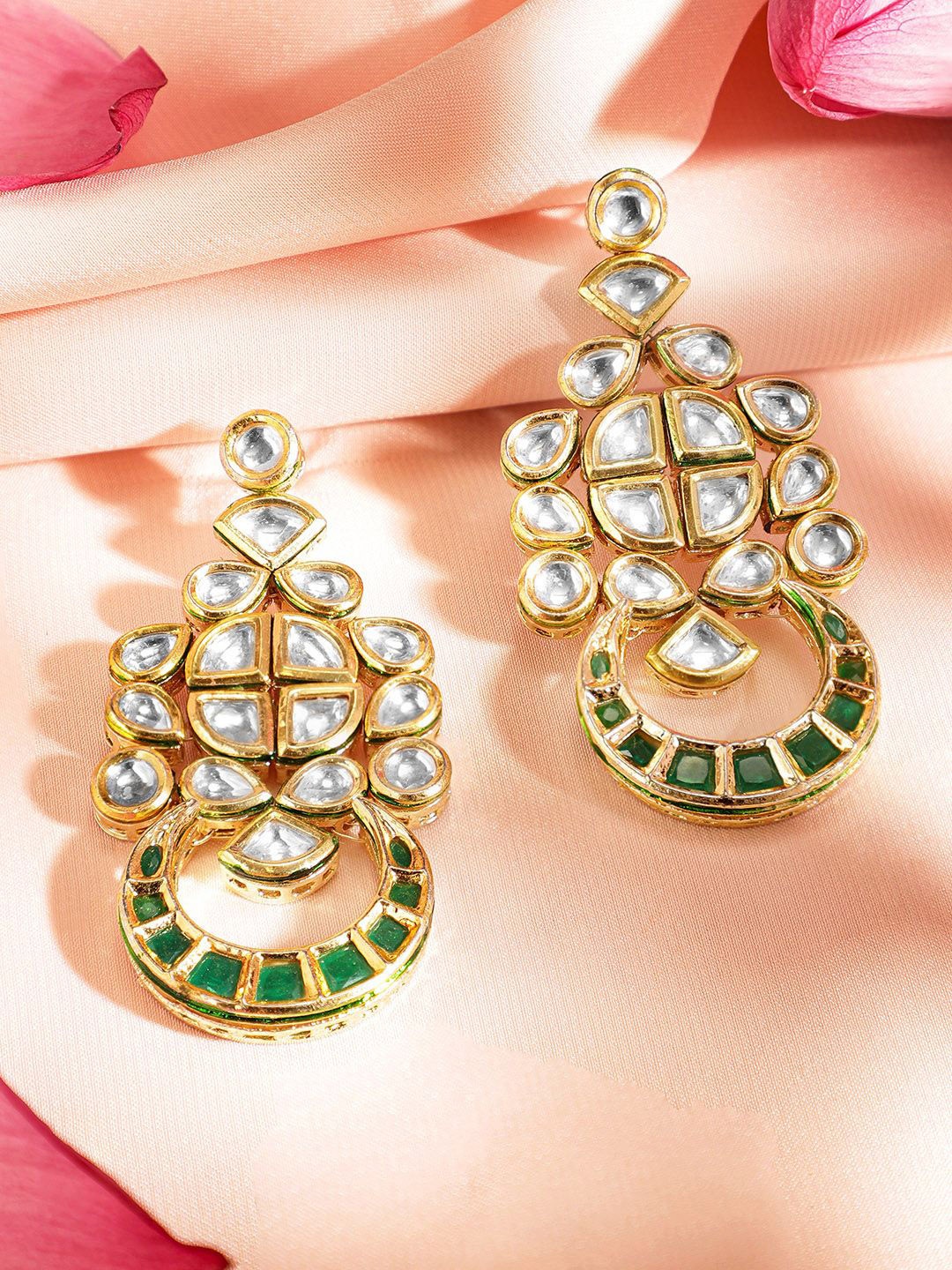 

Priyaasi Women Contemporary Drop Earrings, Gold
