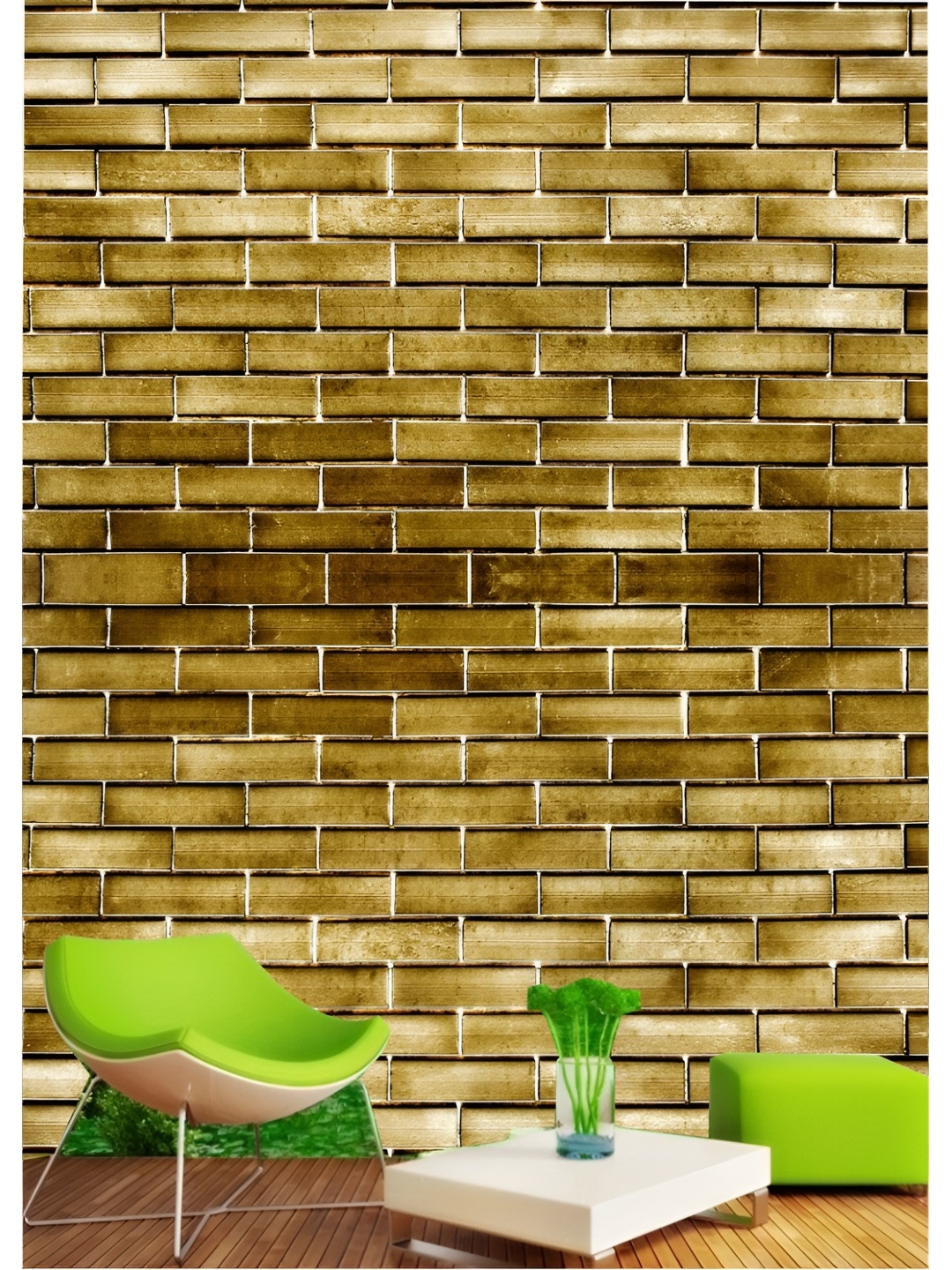 

Aura Brown Printed Self Adhesive Wall Sticker