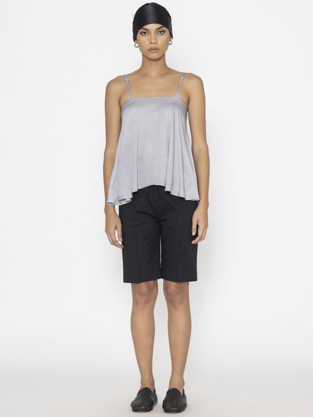 

Contemponari Women Sunburst Camisole, Grey