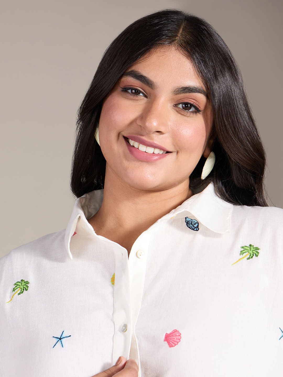 

20Dresses Women Opaque Casual Shirt, White