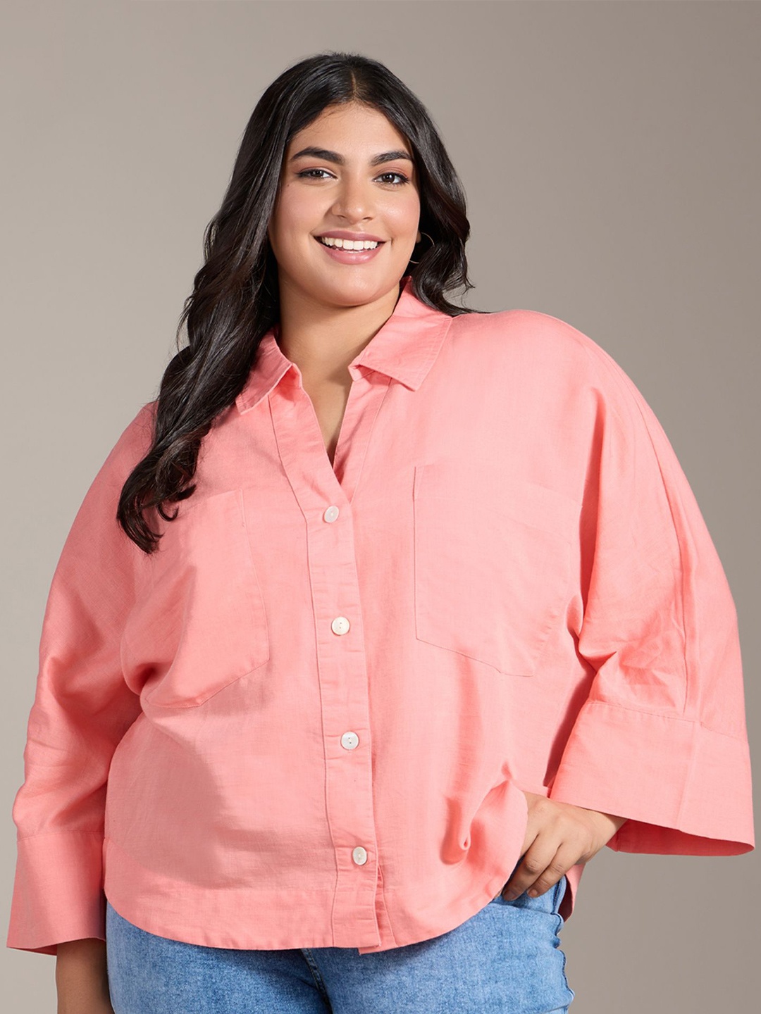 

20Dresses Women Opaque Casual Shirt, Pink