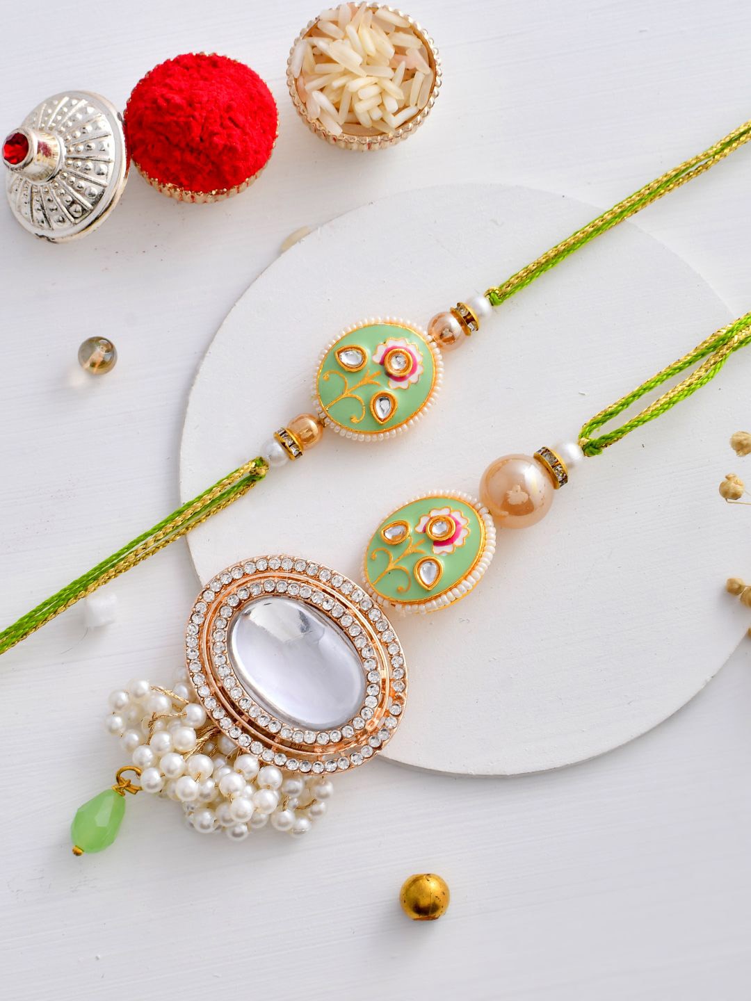 

Aapno Rajasthan Thread Rakhi, Green