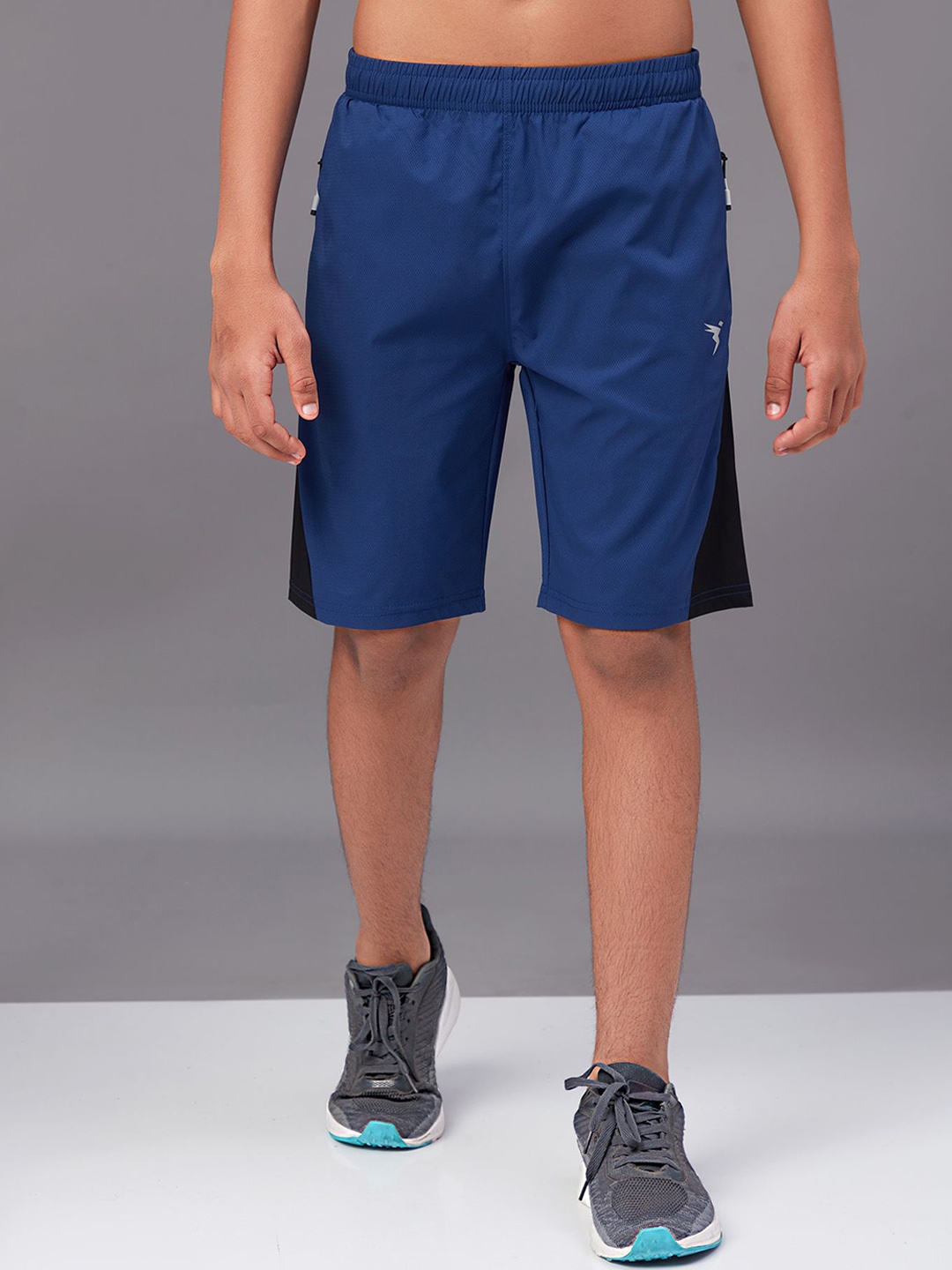 

Technosport Boys Slim Fit Shorts, Blue