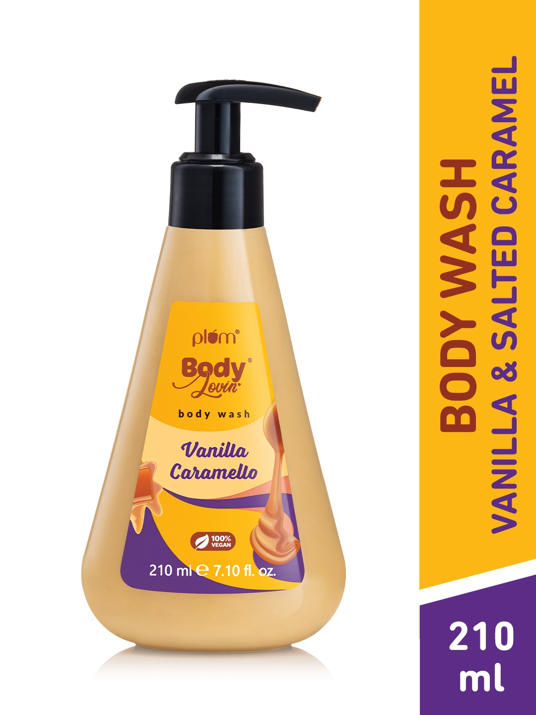

Plum BodyLovin' Vanilla Caramello Body Wash - 210ml, Gold