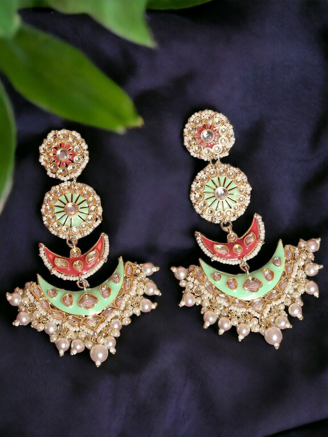 

Anouk Floral Chandbalis Earrings, Gold