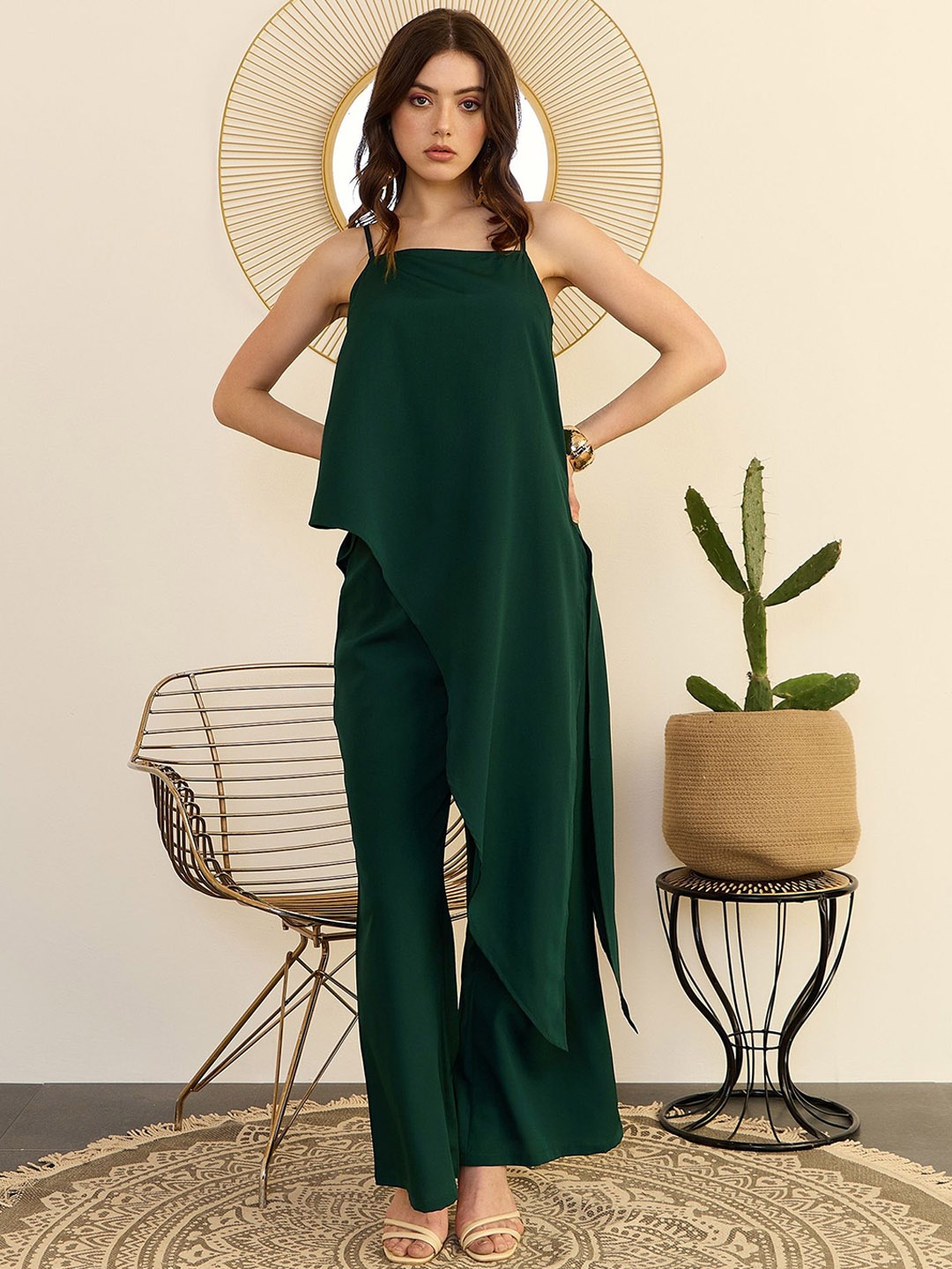 

Berrylush Top With Trousers Co-Ords, Green