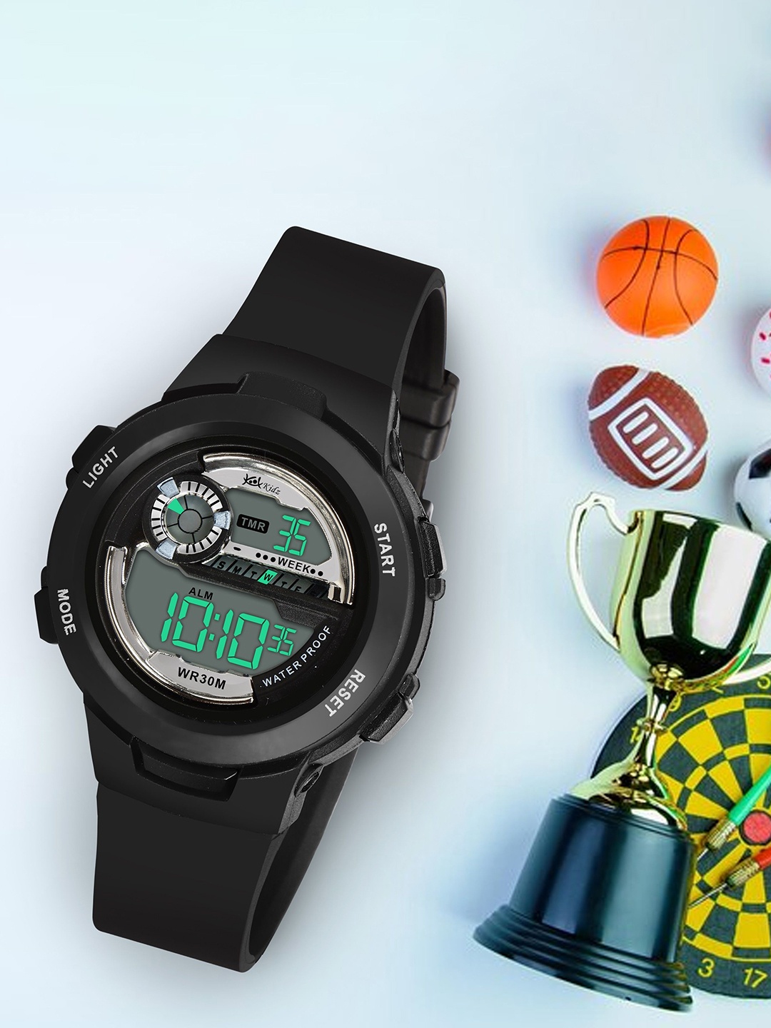 

Kool Kidz Unisex Kids Printed Dial & Straps Analogue Watch KK 275 BLACK