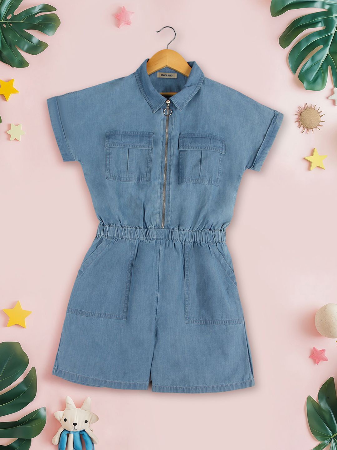 

INCLUD Girls Jumpsuit, Blue