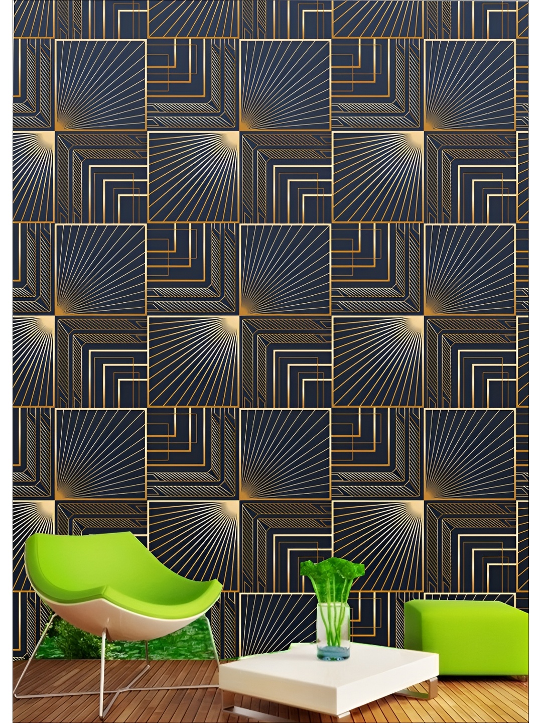 

Aura Black Printed Self-Adhesive Wall Sicker