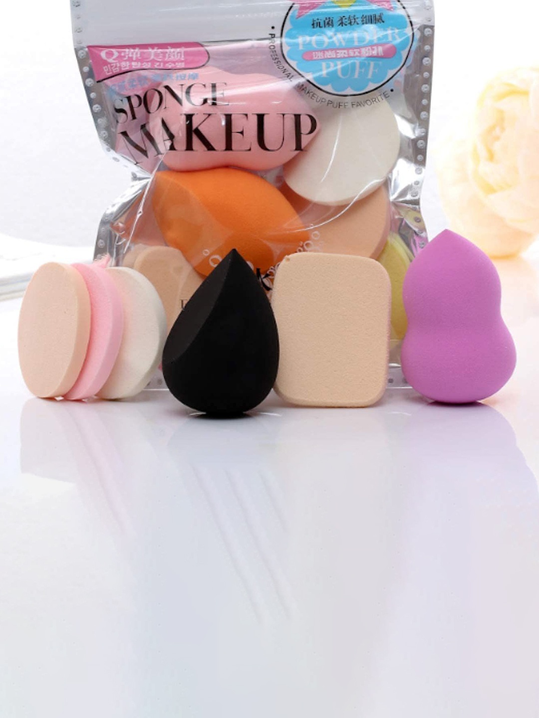 

DALUCI Set Of 6 Professional Beauty Blender, Beige