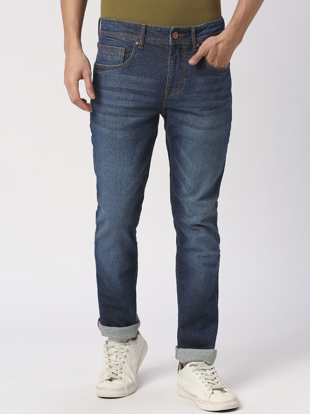

Being Human Men Slim Fit Heavy Fade Jeans, Blue