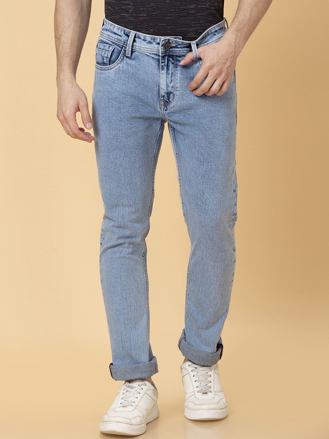 

Being Human Men Slim Fit Heavy Fade Jeans, Blue