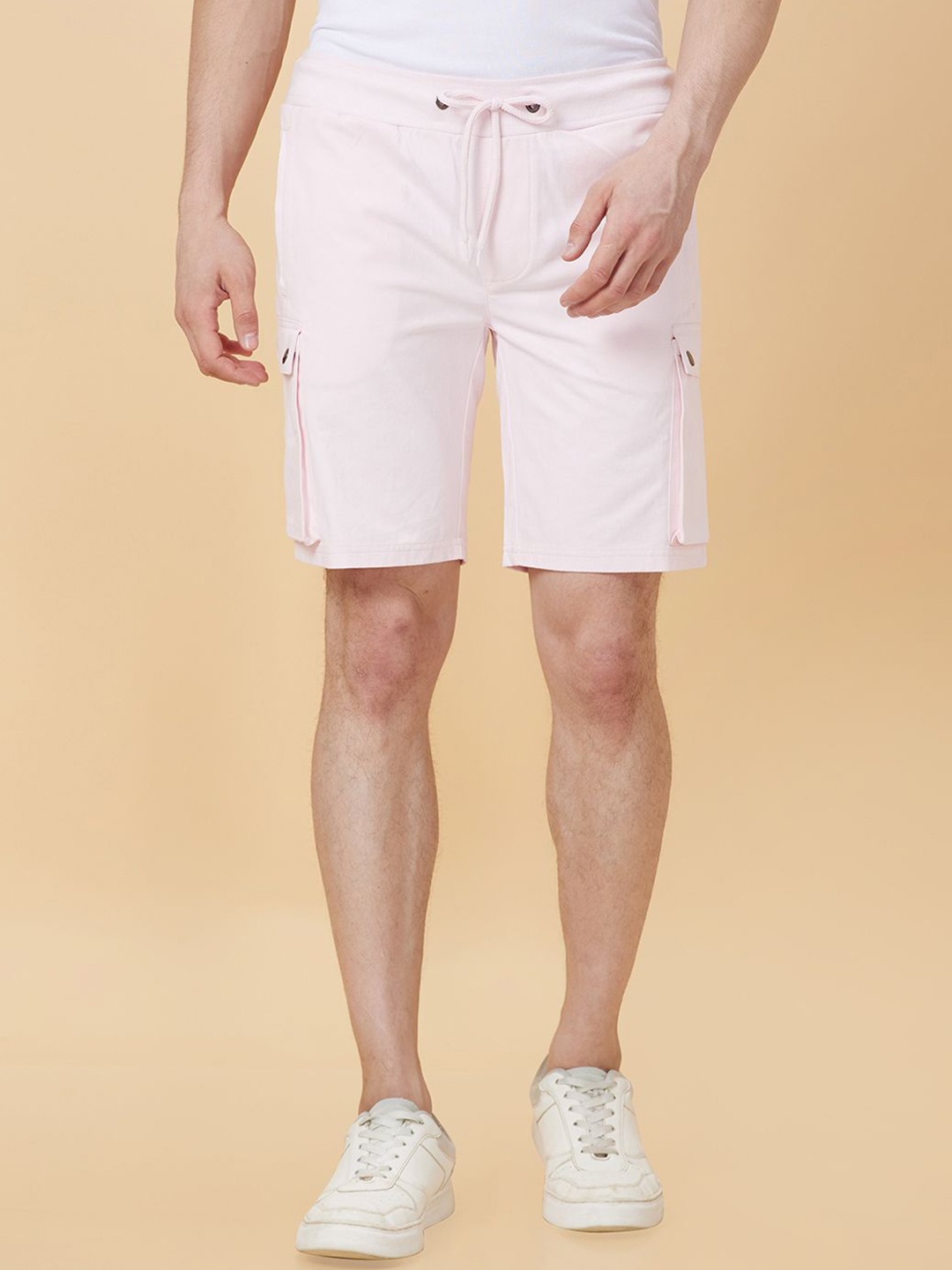 

Being Human Men Pure Cotton Shorts, Pink