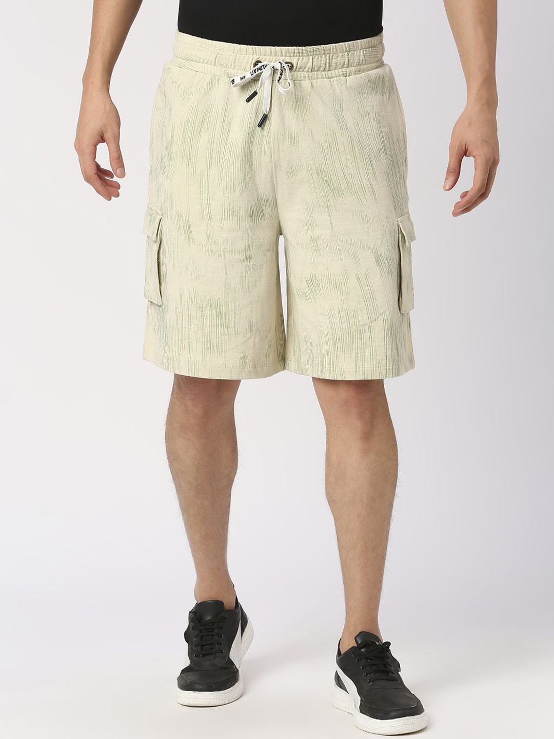 

Being Human Men Pure Cotton Shorts, White
