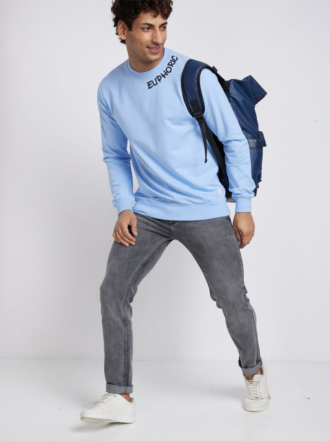 

Being Human Men Sweatshirt, Blue