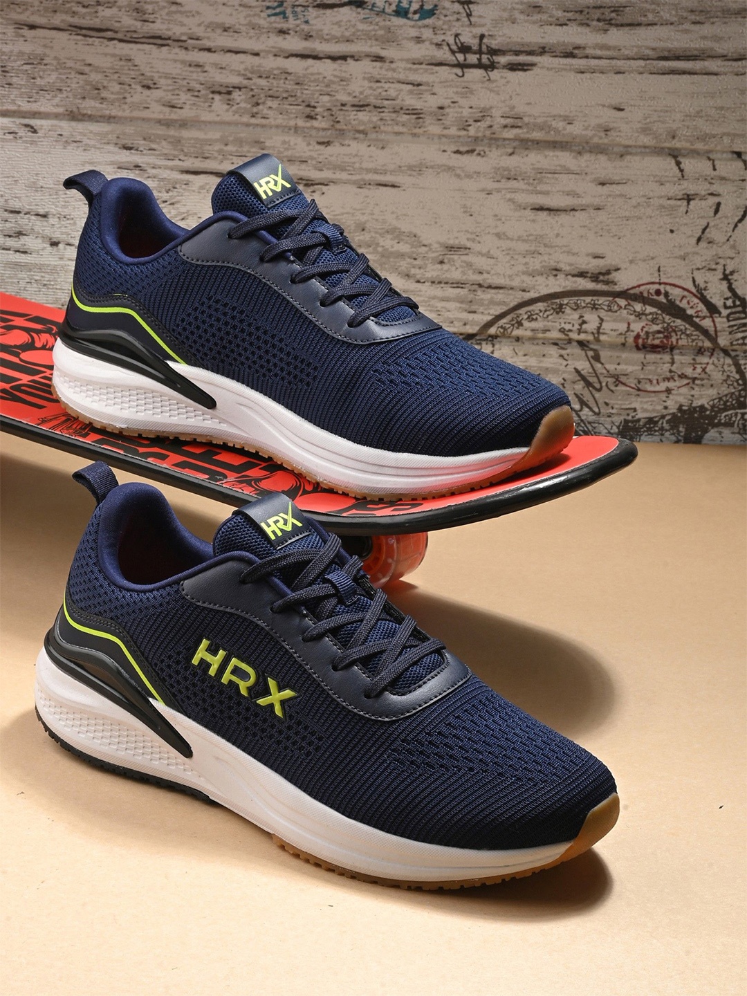 

HRX by Hrithik Roshan Men Running Non-Marking Shoes, Navy blue