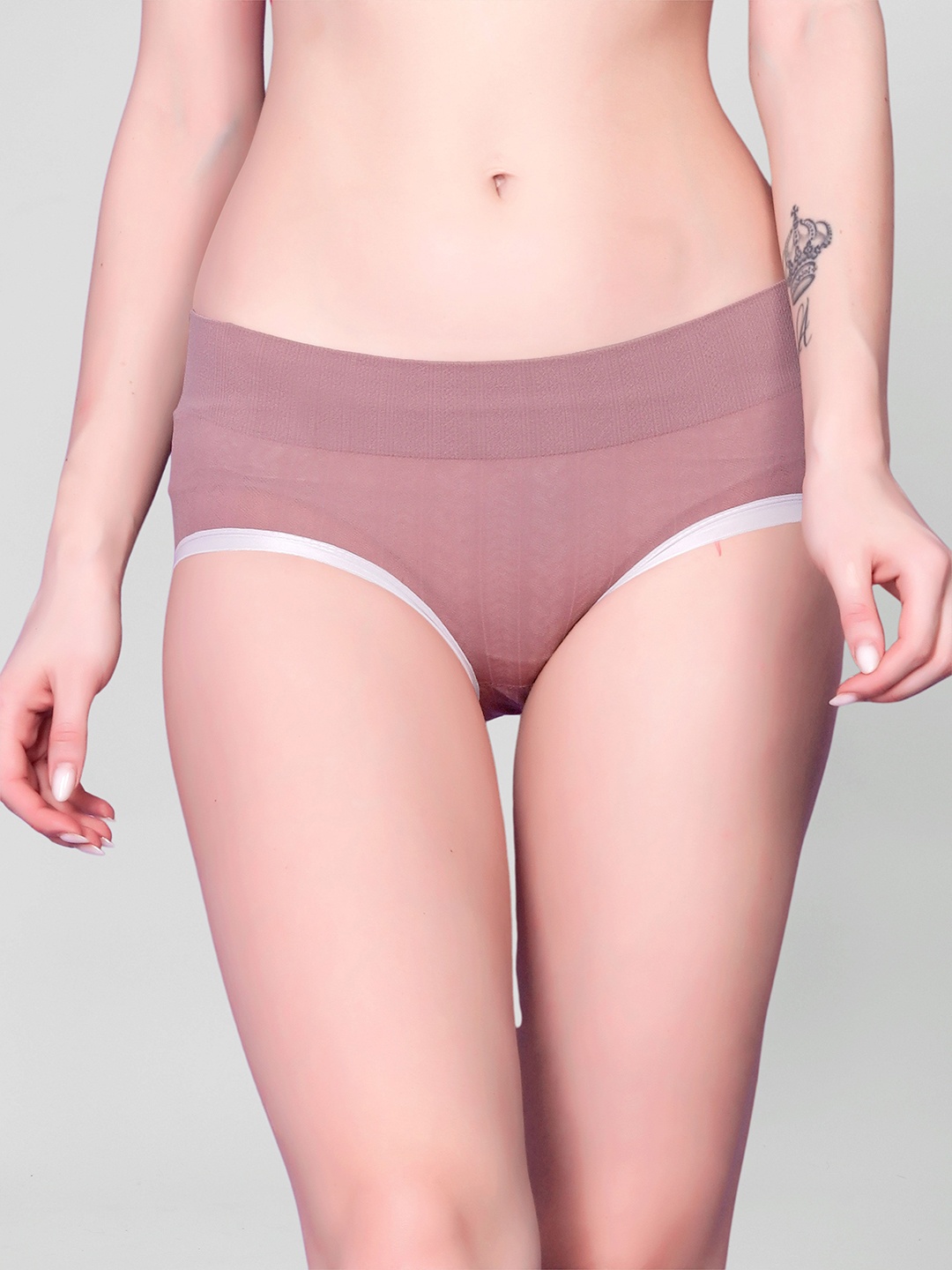 

Gopalvilla Self-Design Mid-Rise Hipster Brief - GP102_PK, Pink