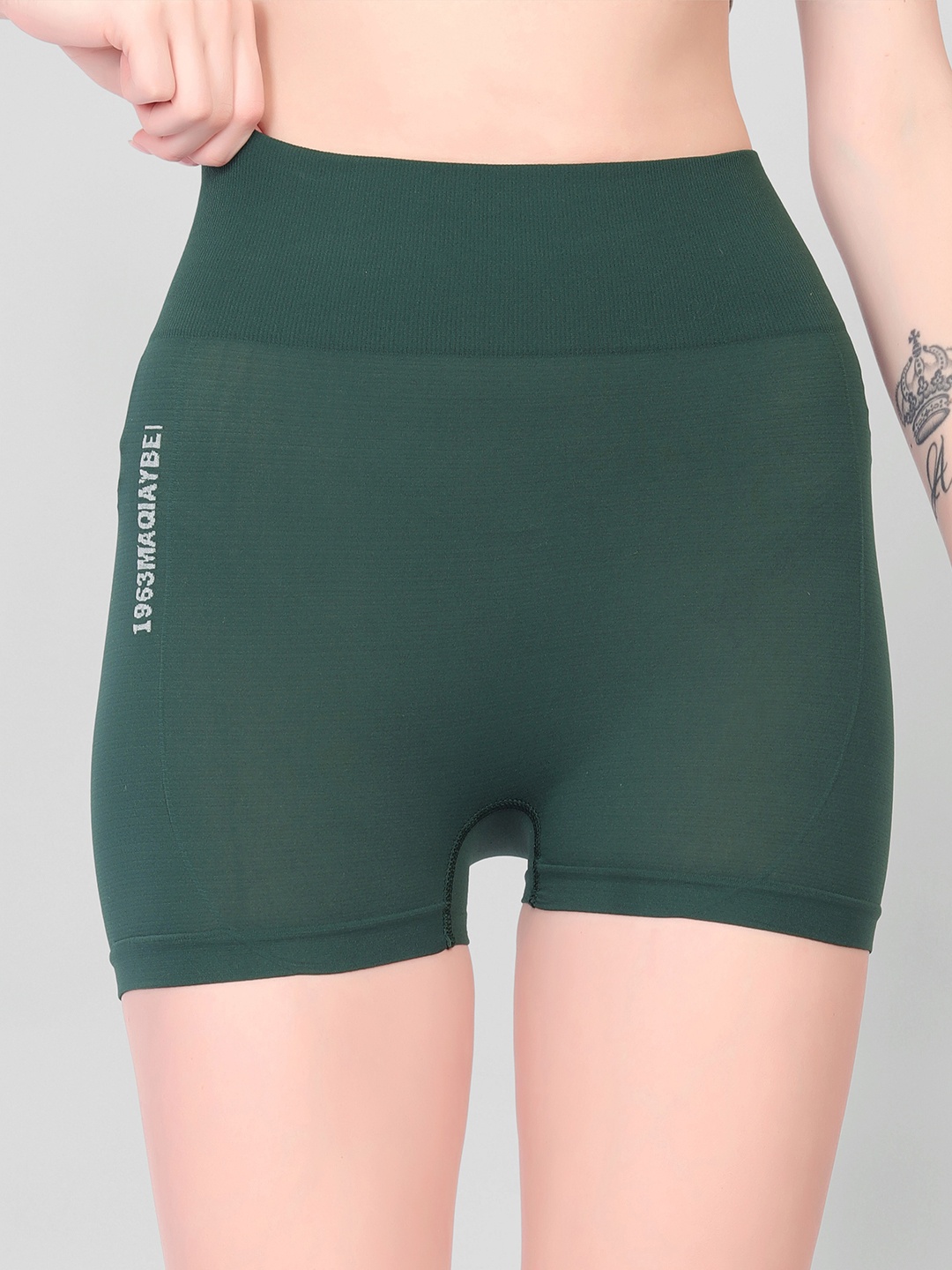 

Gopalvilla Mid-Rise Boyshort Panty-GP103_G, Green