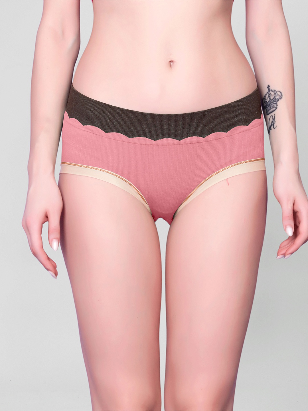 

Gopalvilla Seamless Hipster Briefs GP104_PK, Pink
