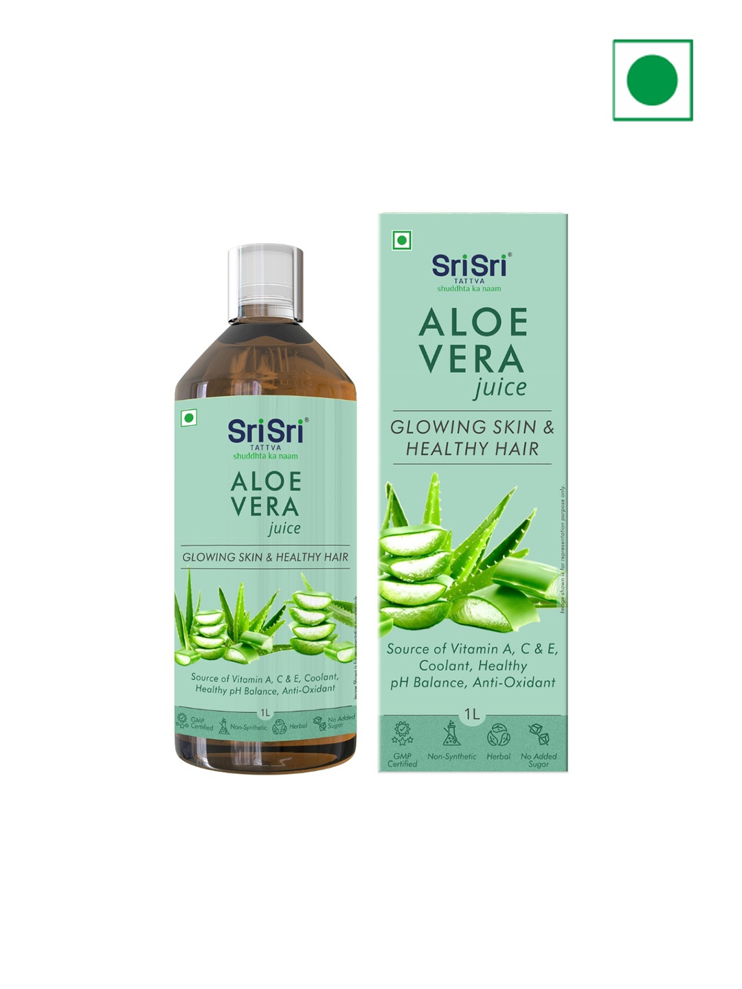 

Sri Sri Tattva Aloe Vera Juice - 1L, Na