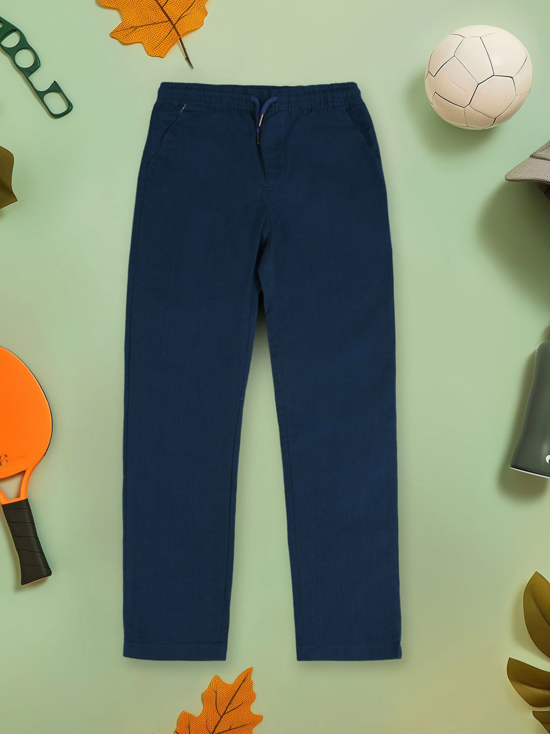 

INCLUD Boys Slim Fit Trousers, Blue