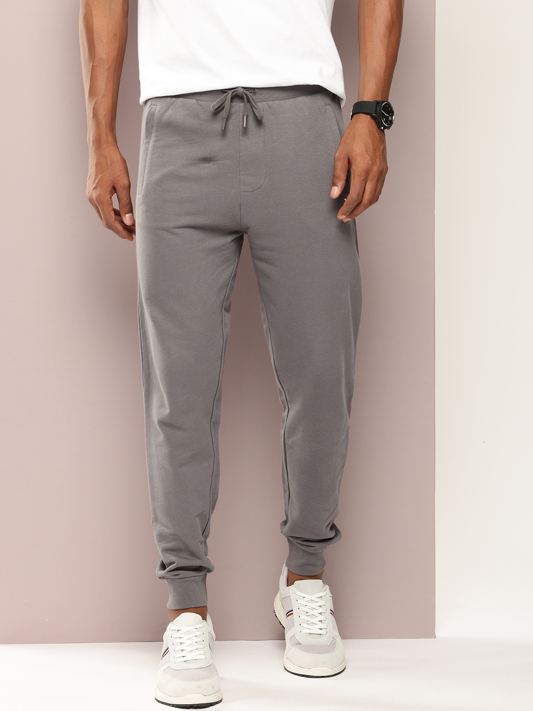 

Kook N Keech Pure Cotton Joggers, Grey