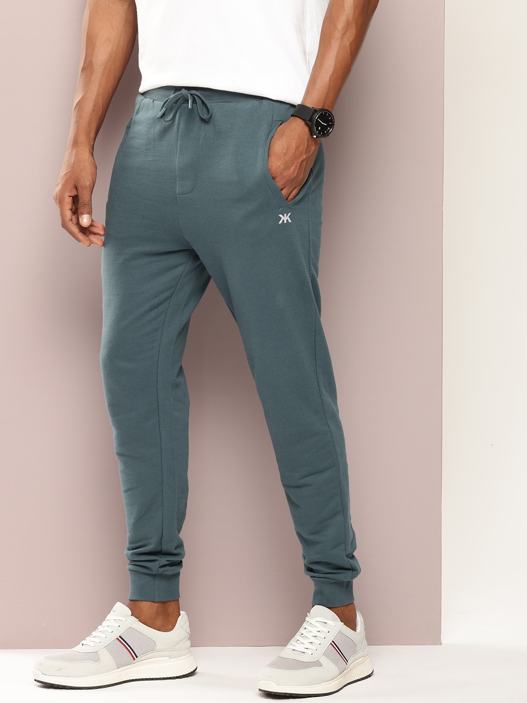 

Kook N Keech Pure Cotton Joggers, Teal