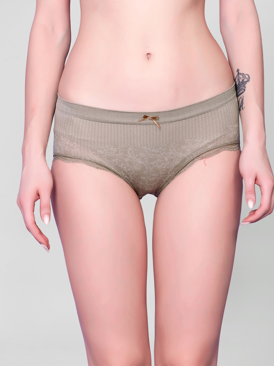

Gopalvilla Seamless Hipster Briefs GP106_BW, Brown